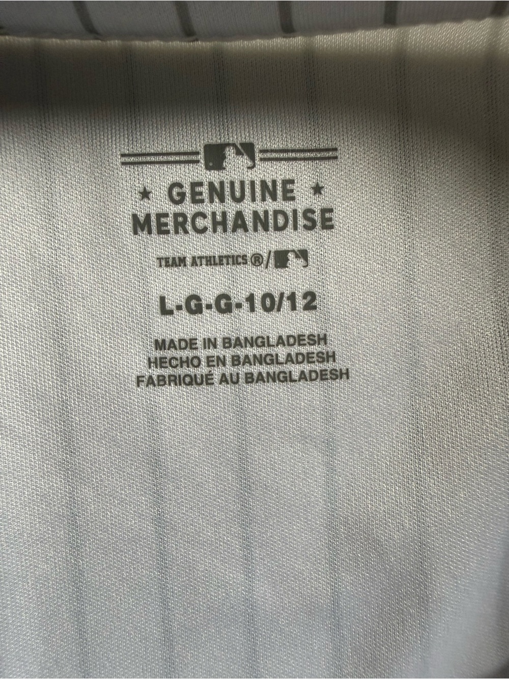 Genuine Merchandise Astros Pinstripe Tee - White, Navy, Orange - Picture 2 of 2
